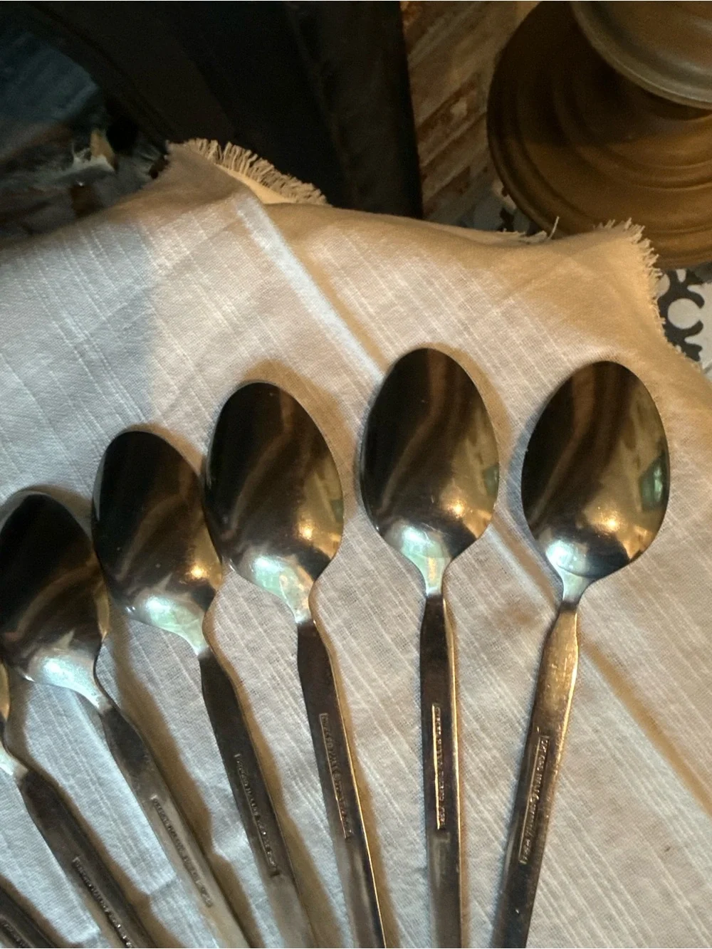 Vintage Oxford Hall Palo Alto Stainless-Steel Tablespoons Set of 10